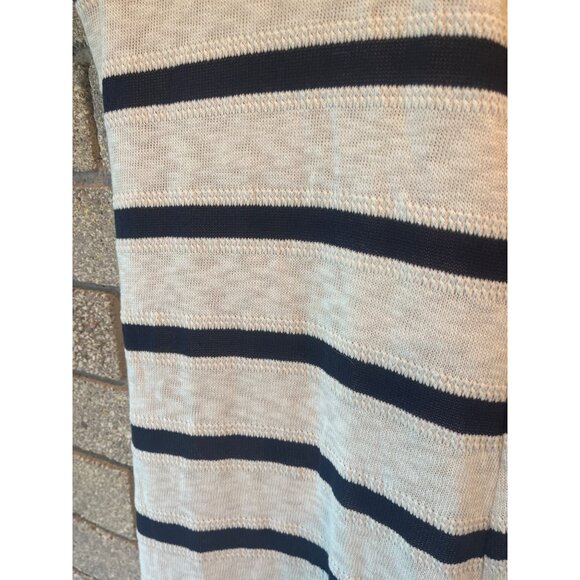 Striped Sleeveless Maxi Dress Navy & Cream Knit Small By Gilli - Picture 7 of 7